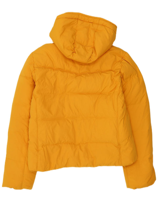 Champion Chaqueta Acolchada Con Capucha Para Mujer ES 40 XL Poliéster Amarillo