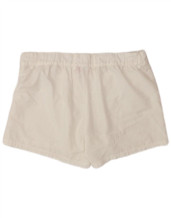 PUMA Pantalones cortos casuales para mujer UK 16 Large W34 Blanco