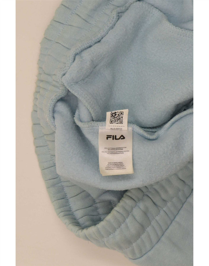 Fila Shorts deportivos gráficos para hombre de algodón azul medio