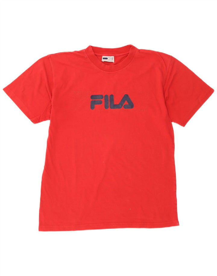 Fila - Camiseta gráfica para hombre, talla grande, color rojo