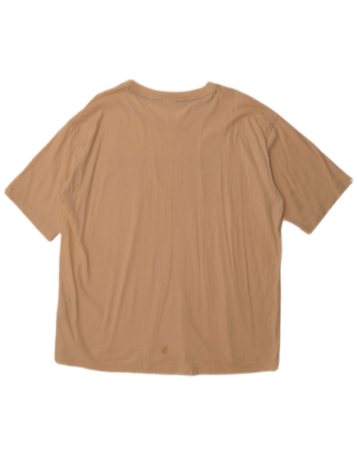 CHAMPION Camiseta gráfica para mujer Top UK 20 2XL Algodón beige