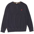 TIMBERLAND Hombre Regular Fit Sudadera Jumper Grande Azul Marino Algodón