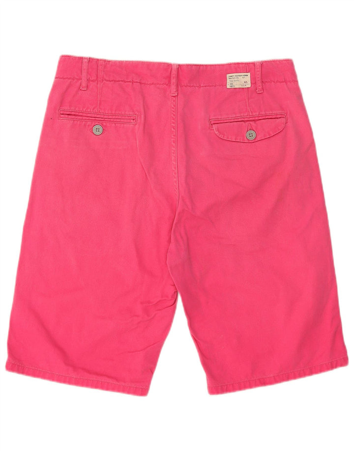 Tommy Hilfiger Pantalones cortos chinos para hombre W30 Algodón rosa medio