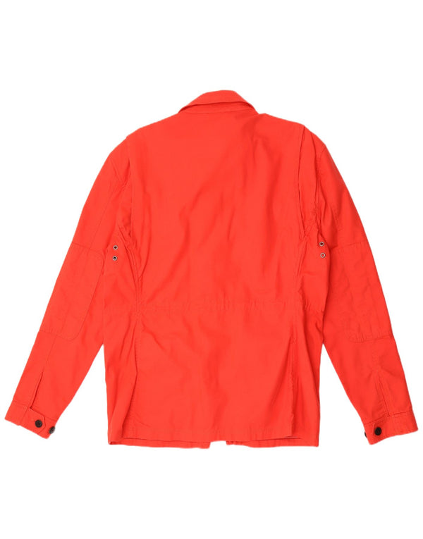 Tommy Hilfiger Chaqueta militar para hombre Reino Unido 40 Grande Algodón rojo