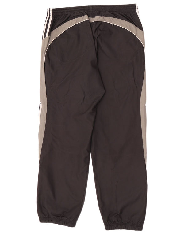 Adidas Hombre Pantalones De Chándal Joggers Large Negro Colorblock Poliéster