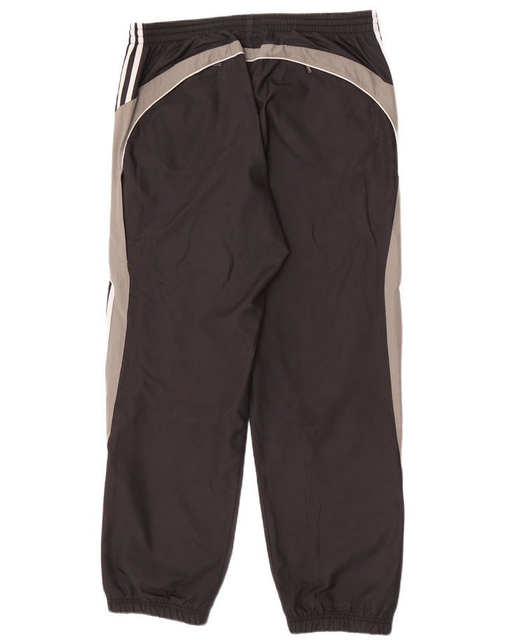 Adidas Hombre Pantalones De Chándal Joggers Large Negro Colorblock Poliéster
