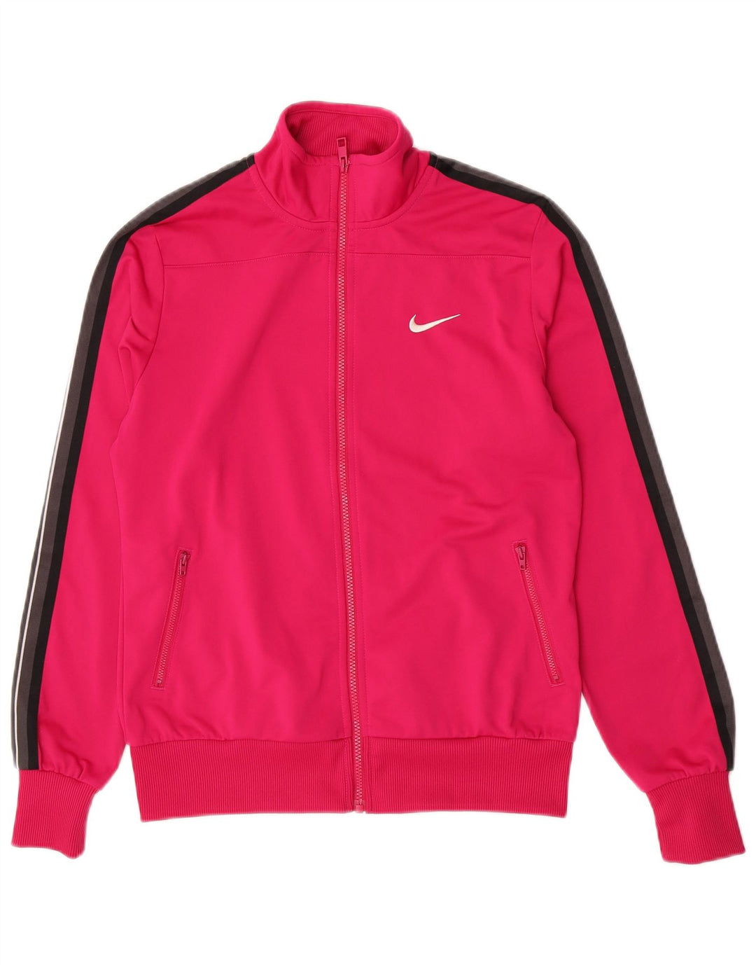 Nike - Chaqueta de chándal para mujer, talla 40, talla grande, color rosa, poliéster