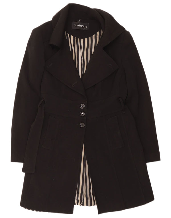 Abrigo Roccobarocco Mujer IT 48 XL Poliéster Negro