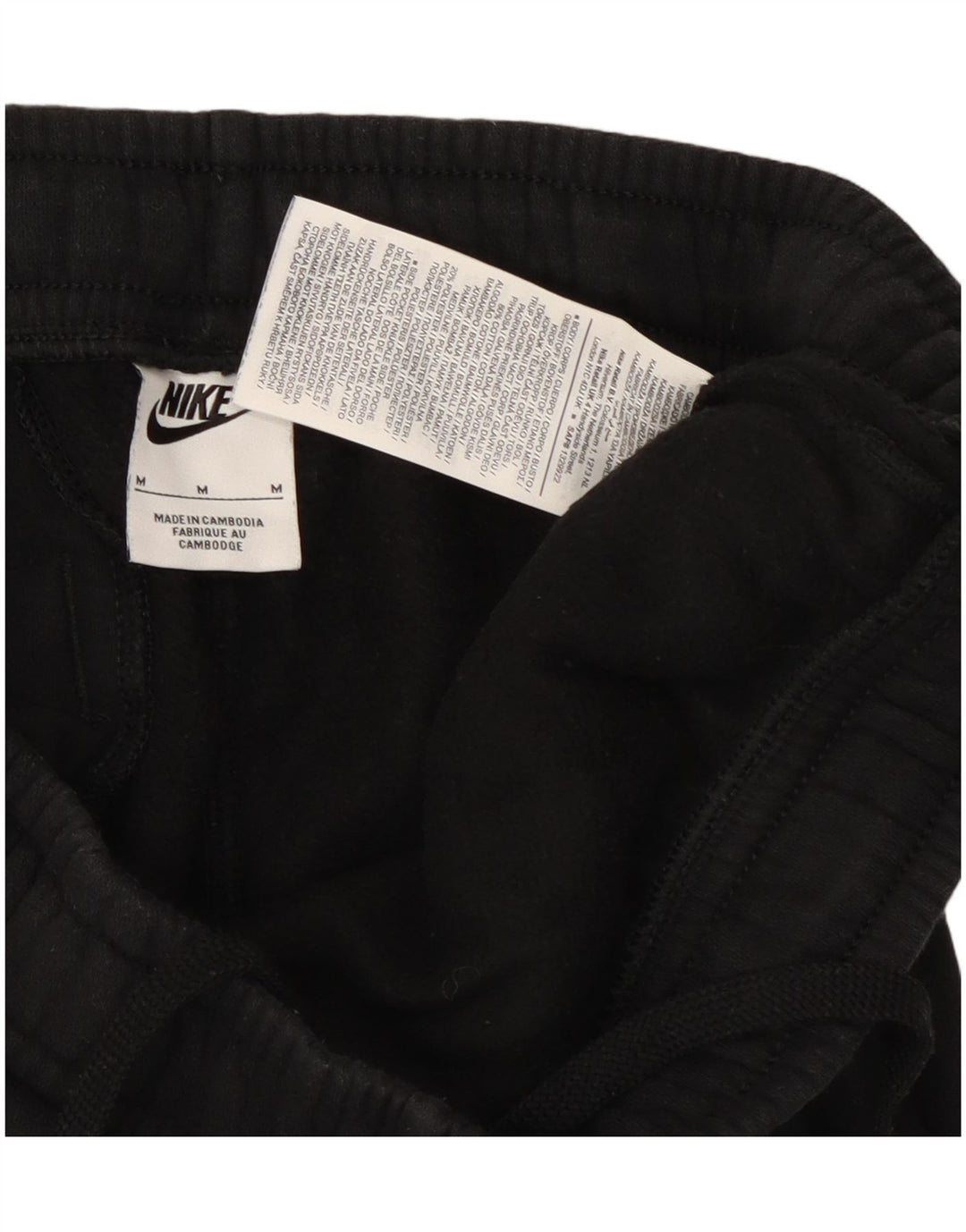 Nike Pantalones De Chándal Joggers Medium Negro Algodón