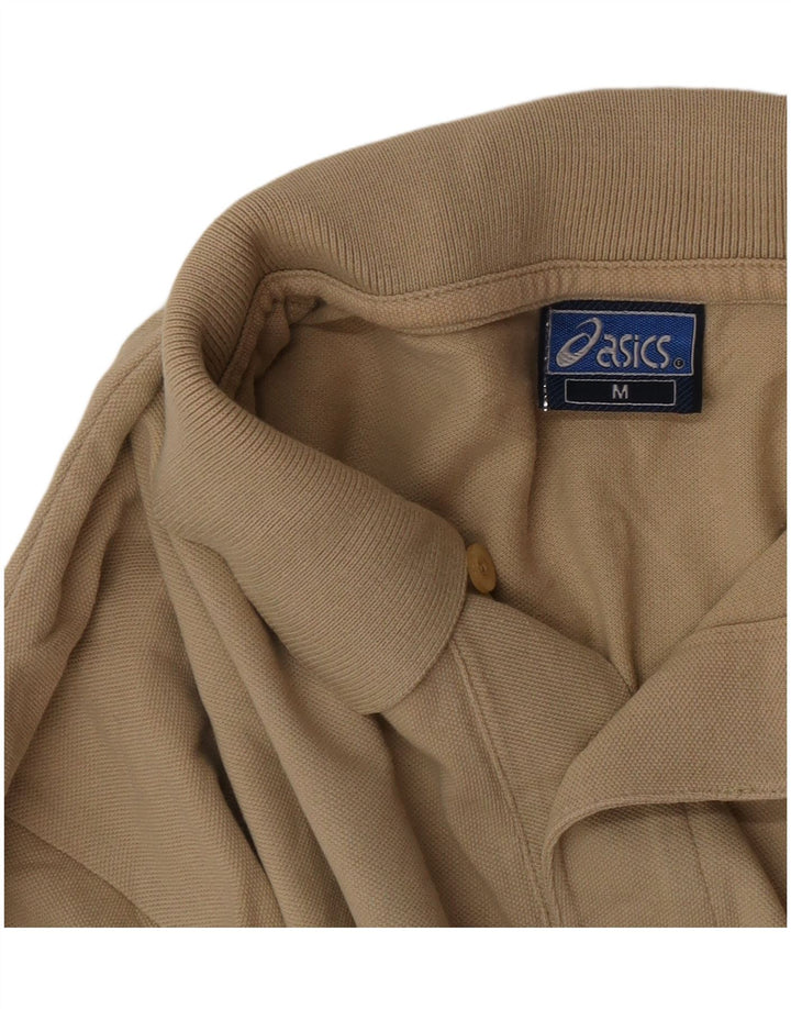 Polo Asics Hombre Manga Larga Beige Medio