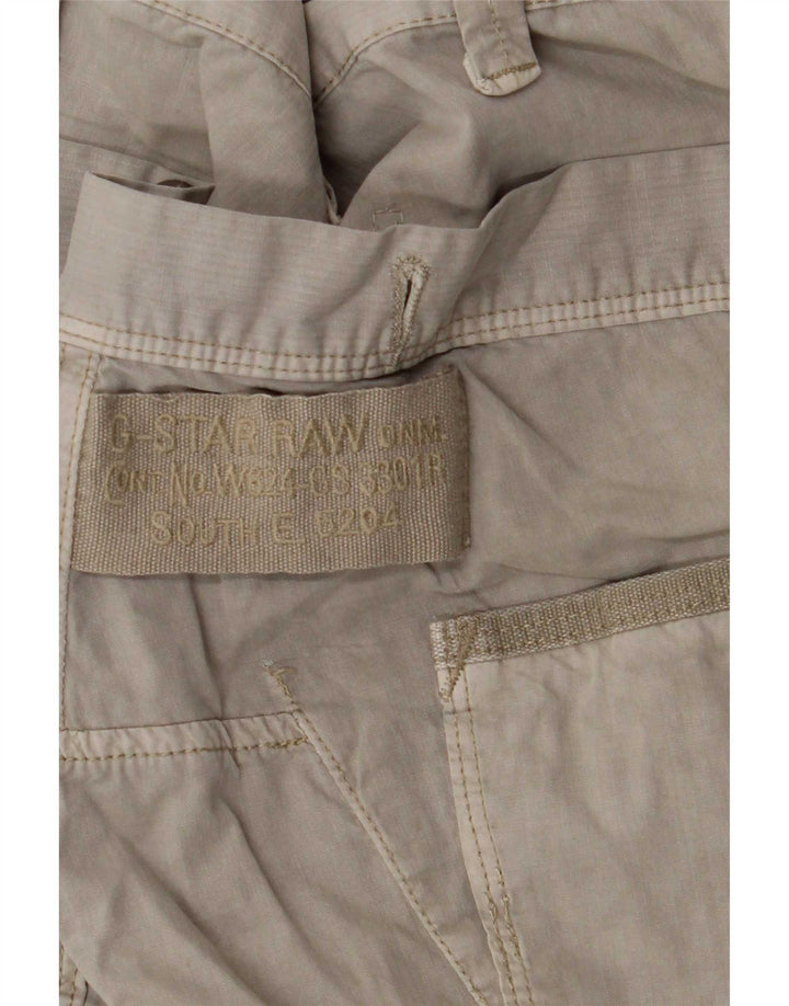 G-Star Hombre Pantalones Cargo Rectos W32 L30 Gris