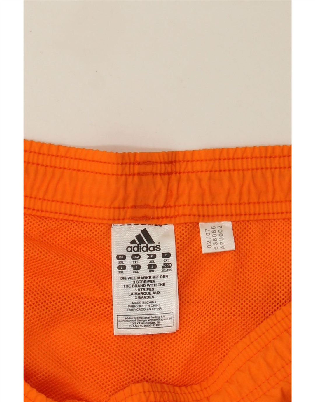Adidas Traje de baño para hombre 2XL Naranja Nylon