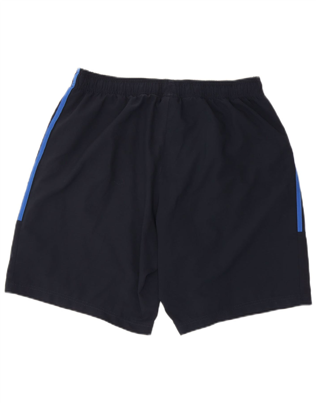 Adidas - Pantalones cortos deportivos para hombre, talla grande, poliéster, color azul marino