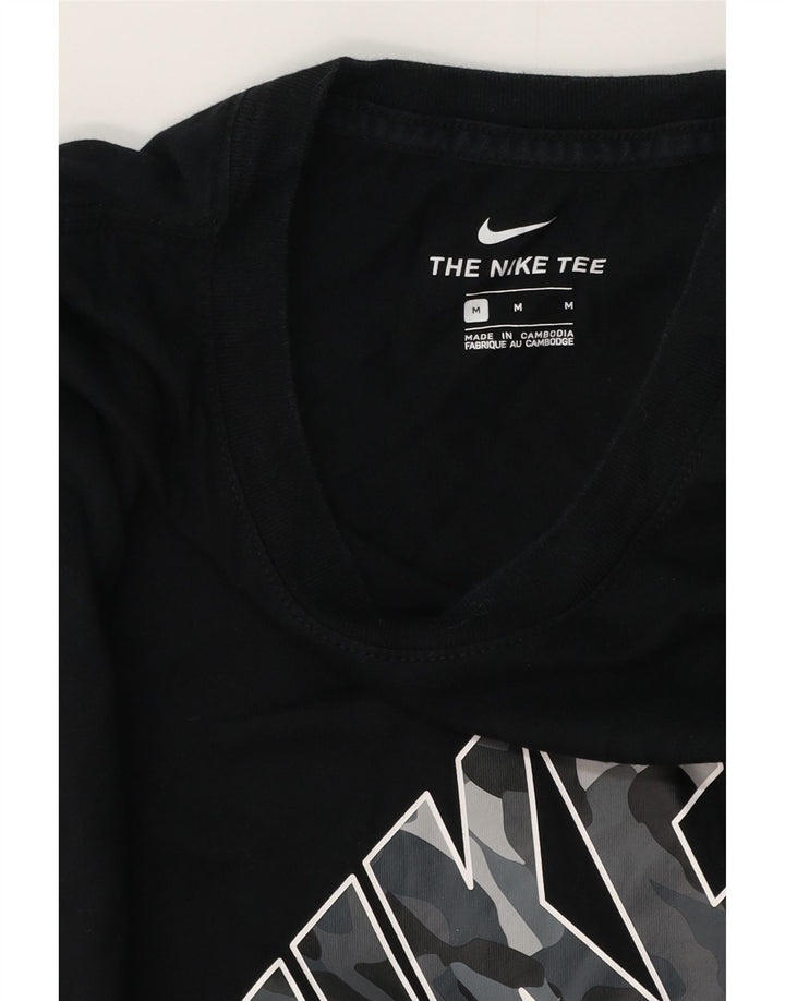 Nike Camiseta gráfica para hombre, parte superior mediana negra