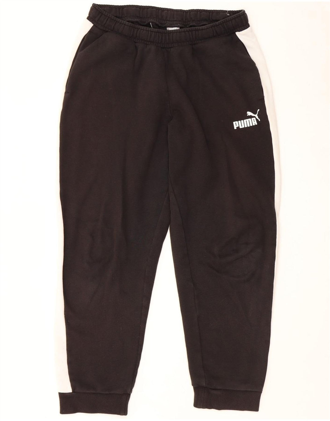 Puma Pantalones De Chándal Cortos Para Hombre Joggers Medium Black Colourblock