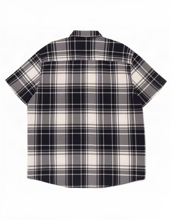 Camisa Tommy Hilfiger Hombre Manga Corta Classic Fit XL Azul Marino Cuadros