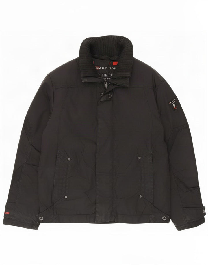 Chaqueta cortavientos de corte regular para hombre Cape Horn UK 40 Large Poliamida negra