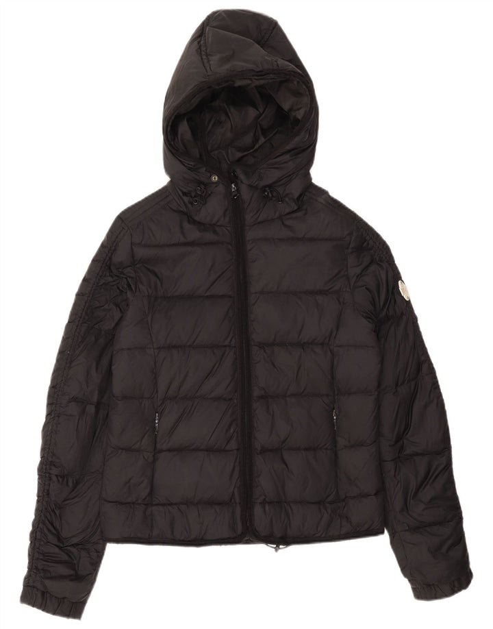 Replay Chaqueta Acolchada con Capucha para Mujer UK 40 Medium Black
