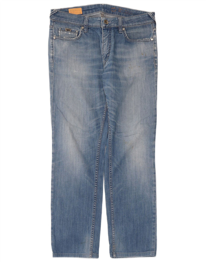 Vaqueros Rectos Mujer Gas W34 L29 Azul