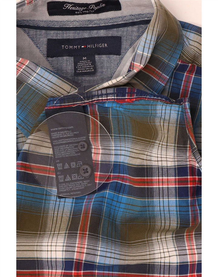 Camisa Tommy Hilfiger Hombre Mediana A Cuadros Multicolor