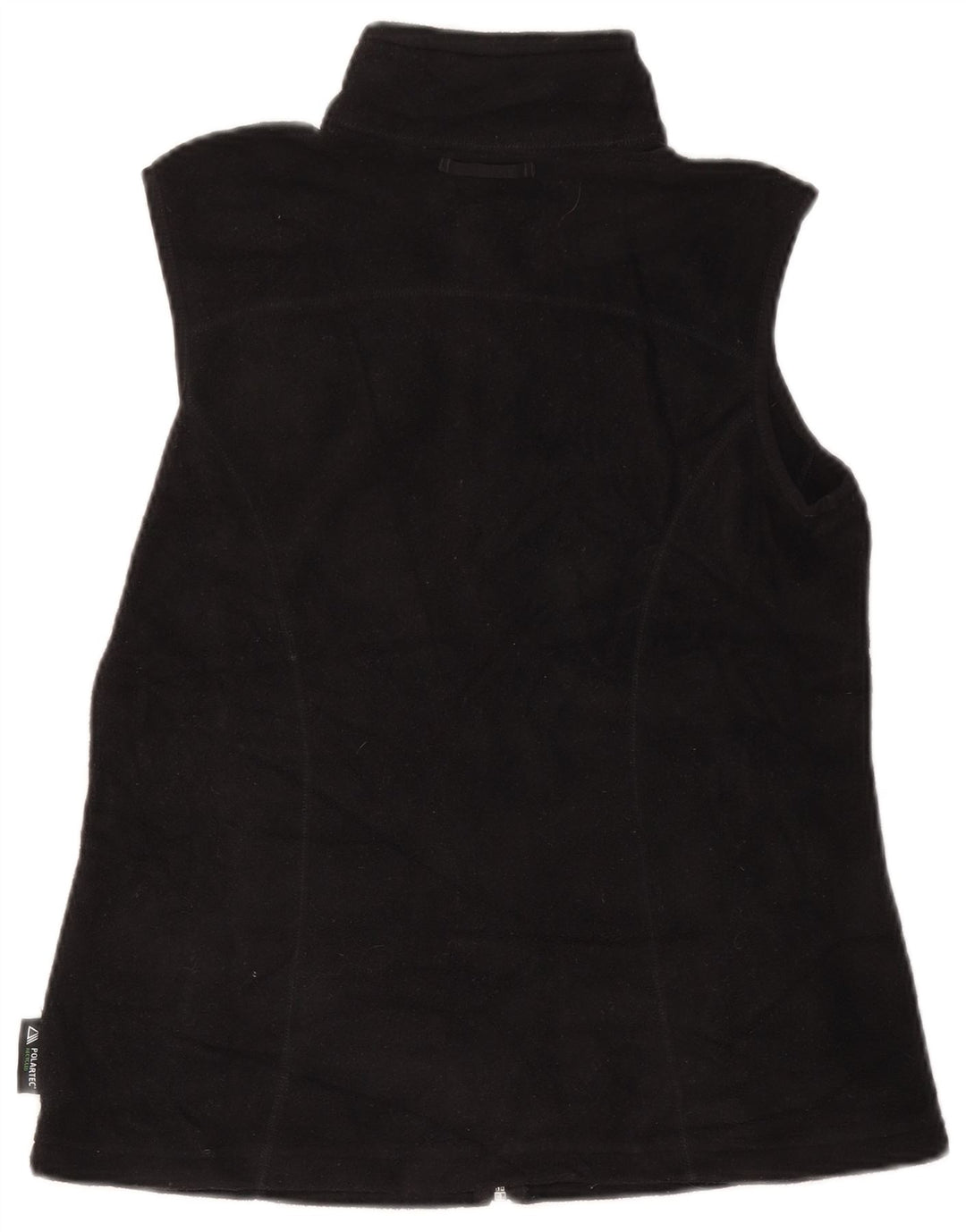 EDDIE BAUER Chaleco polar para mujer UK 12 Mediano Negro Poliéster