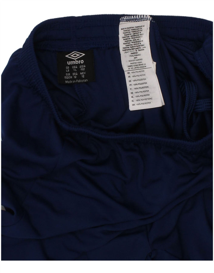 Umbro Pantalones cortos deportivos para niños 11-12 años Grande Azul marino Poliéster