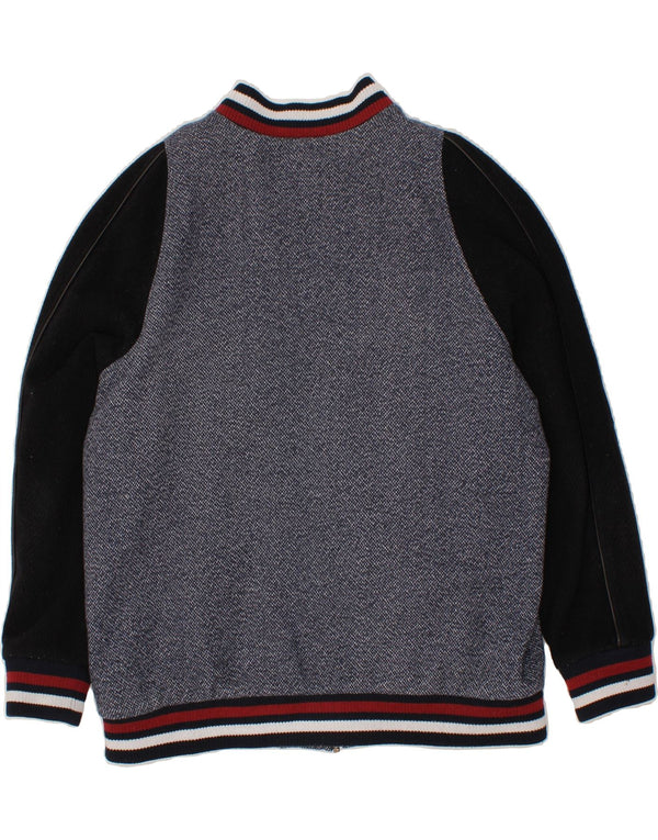 U.S. POLO ASSN. Mens Varsity Jacket IT 56 3XL Navy Blue Wool
