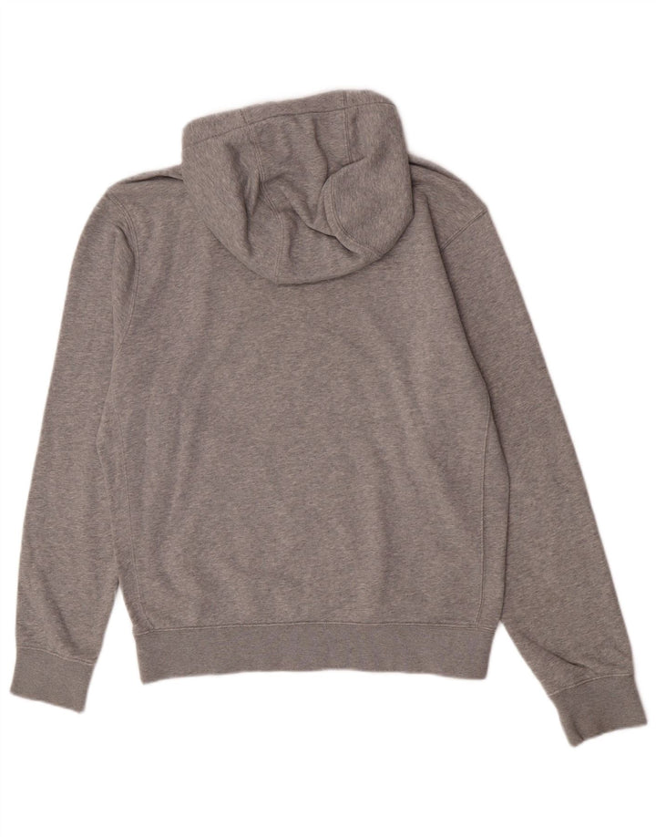 Nike Jersey con capucha para hombre, talla pequeña, algodón moteado gris