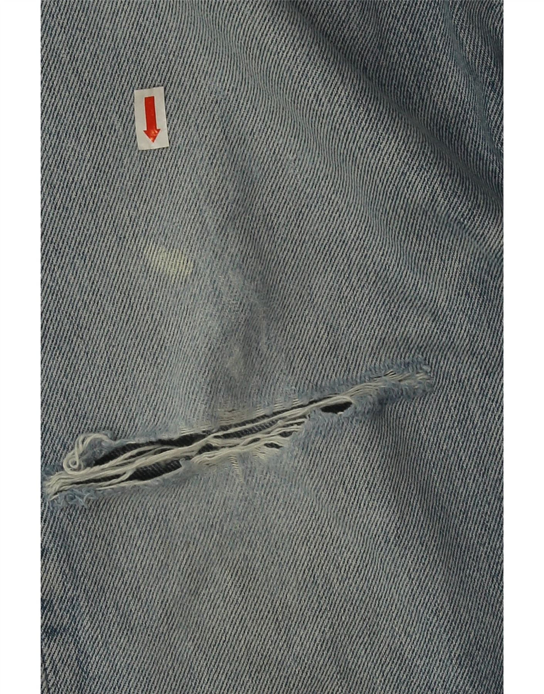 Levi's Jeans rectos desgastados 501 para hombre W32 L27 Algodón azul