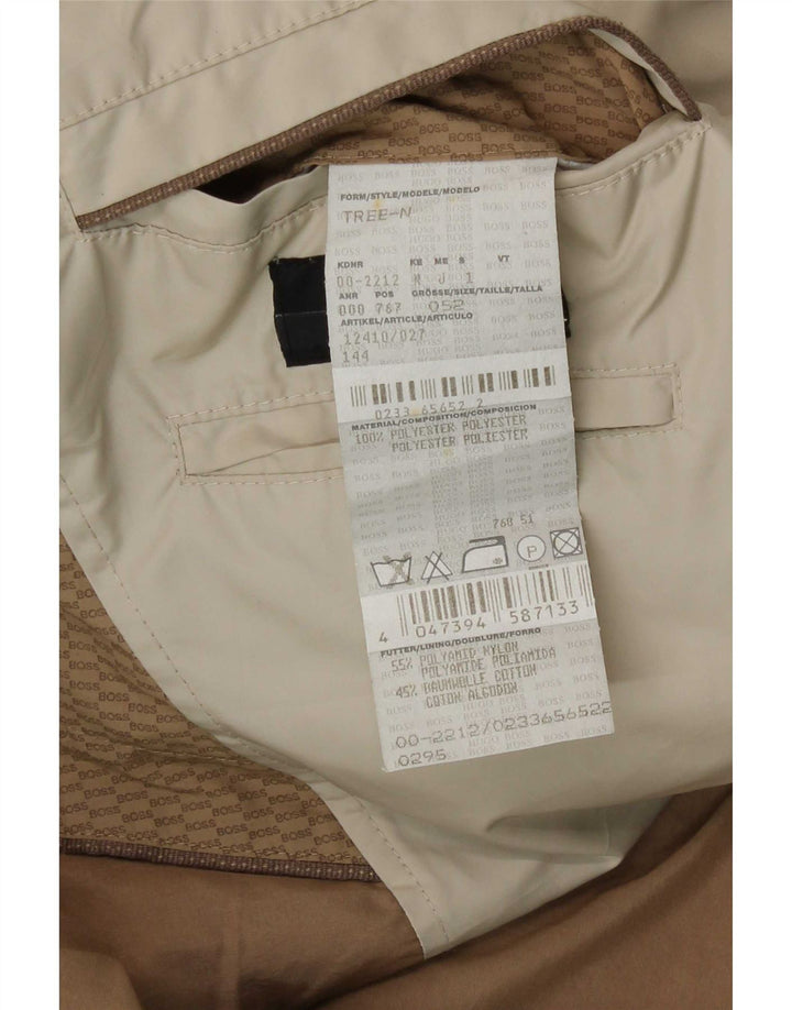 Gabardina Hugo Boss Hombre EU 52 XL Poliamida Beige