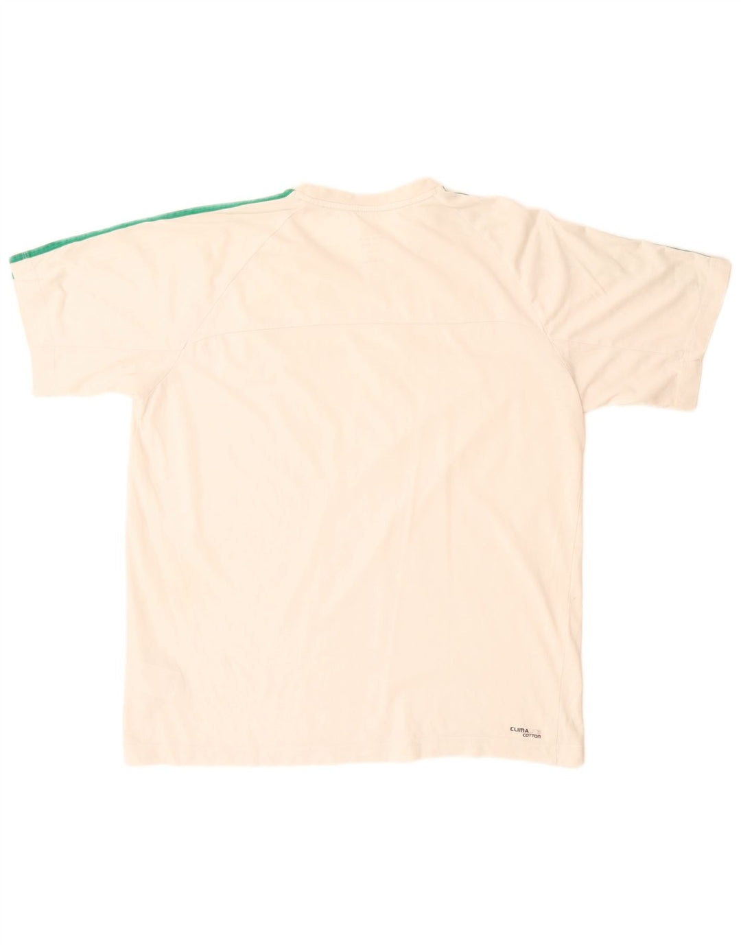 Adidas - Camiseta para hombre, talla grande, algodón blanco