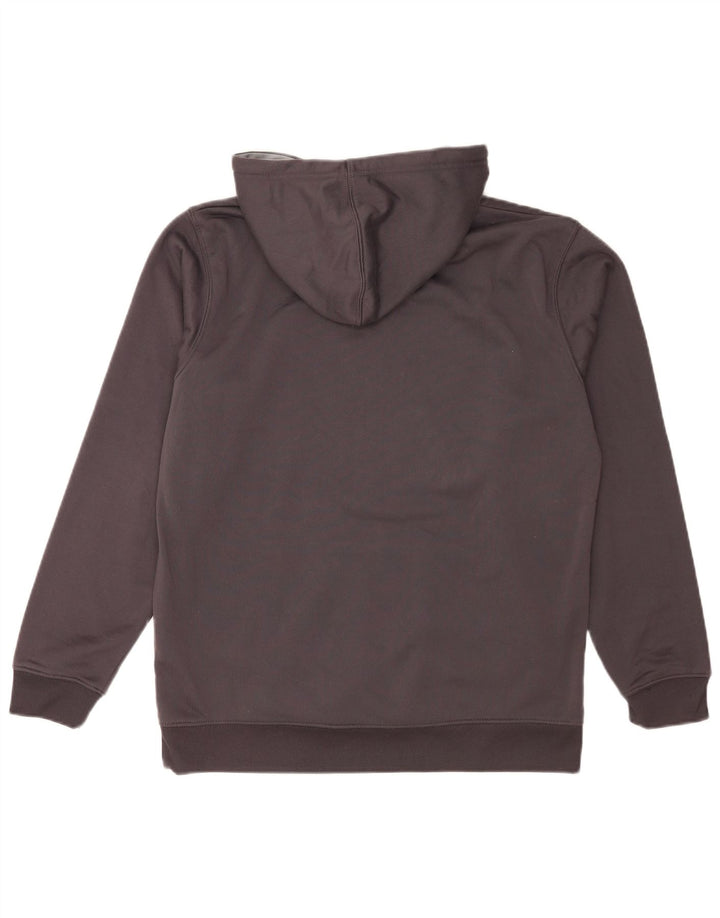Reebok Hombre Sudadera Con Capucha Jumper Gris Medio Poliéster