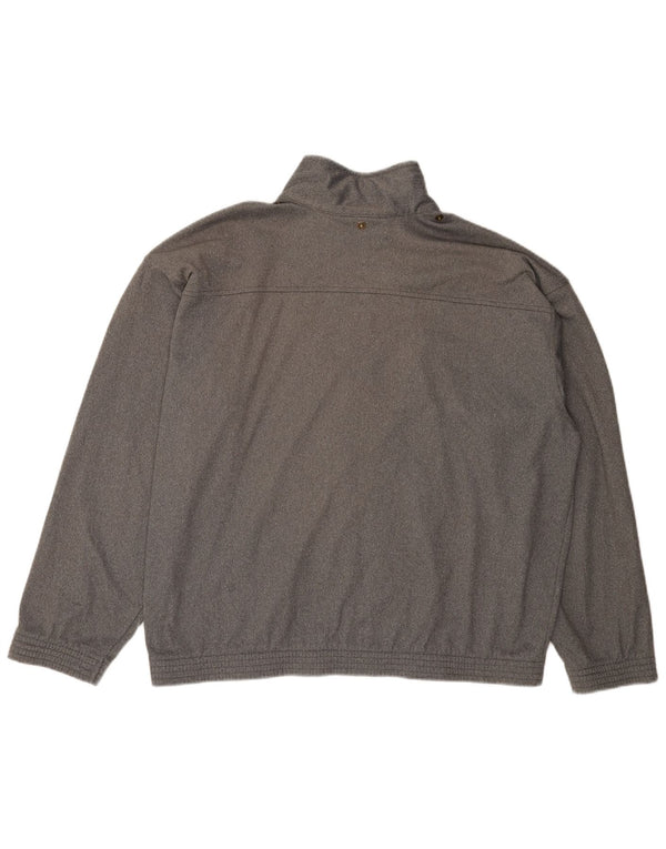 CHAMPION Chaqueta superior de chándal holgada para hombre Poliéster gris grande