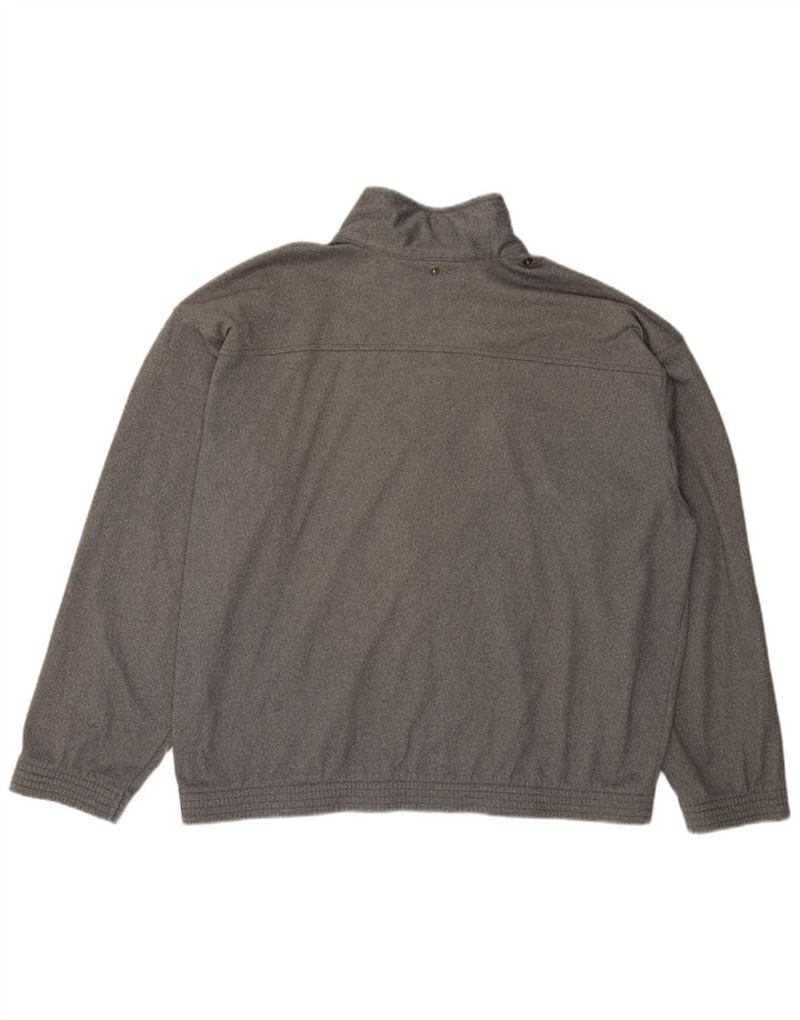 CHAMPION Chaqueta superior de chándal holgada para hombre Poliéster gris grande