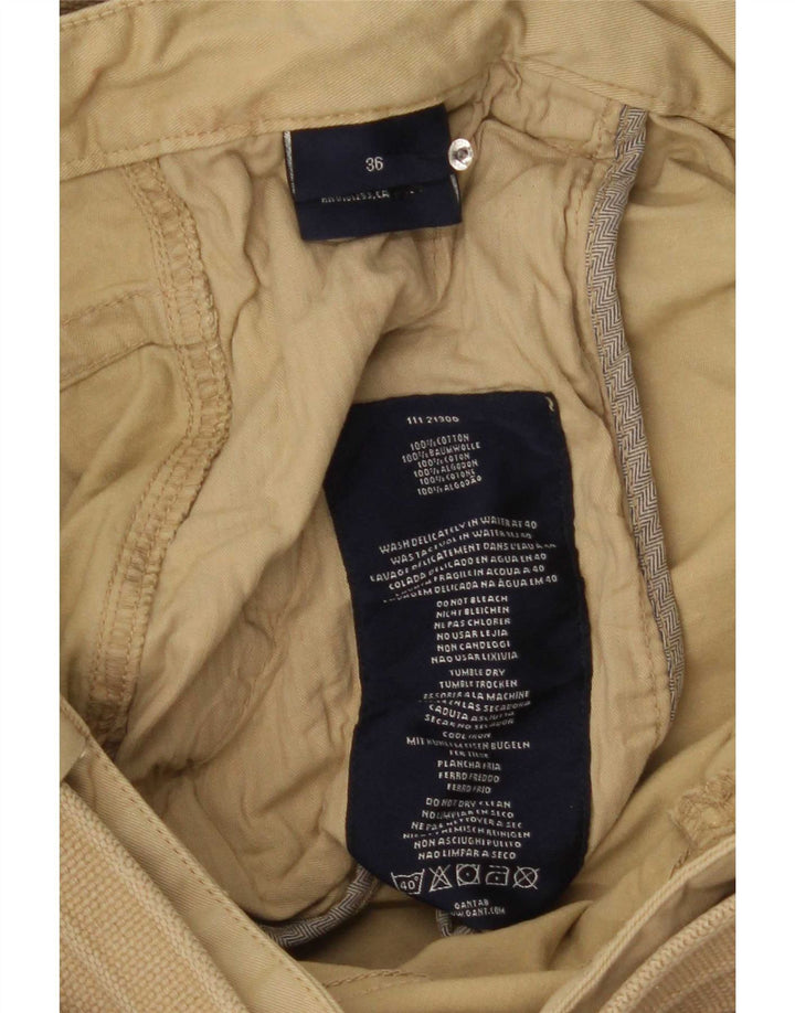 Pantalones cortos tipo cargo Gant para hombre W36 Large Beige Cotton