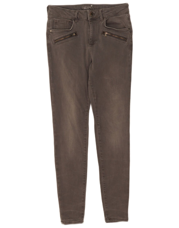 Marks & Spencer Vaqueros pitillo para mujer UK 12 Medium W28 L30 Algodón gris