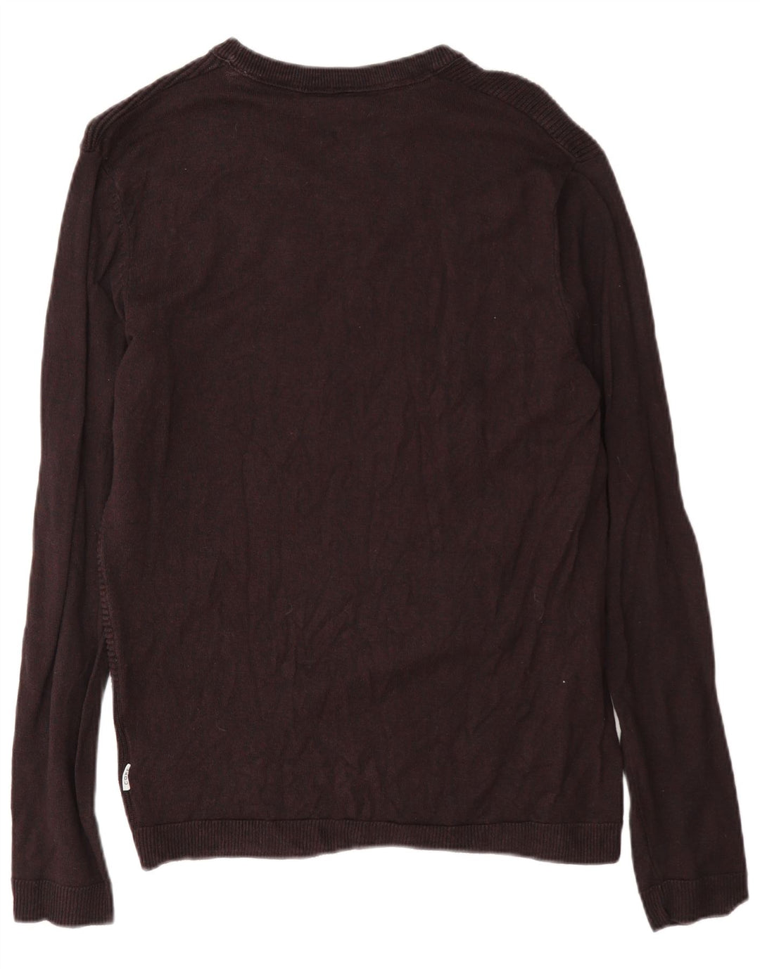 Jack & Jones Hombre Core Regular Fit Jersey tipo jersey con cuello barco Borgoña medio