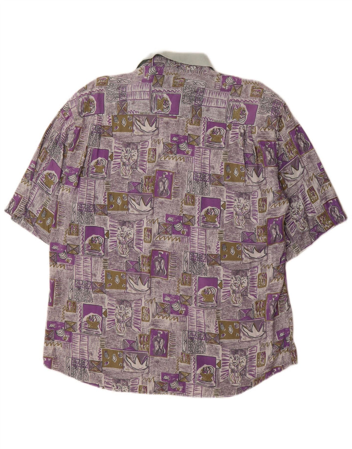 Camisa de manga corta para hombre Globe Trotter talla 41/42 grande multicolor