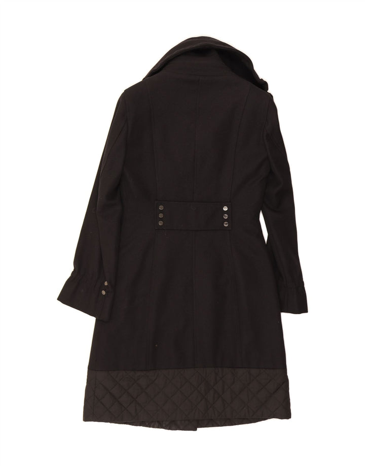 ADOLFO DOMINGUEZ Womens Overcoat UK 6 XS Black Vintage Adolfo Dominguez and Second-Hand Adolfo Dominguez from Messina Hembry 