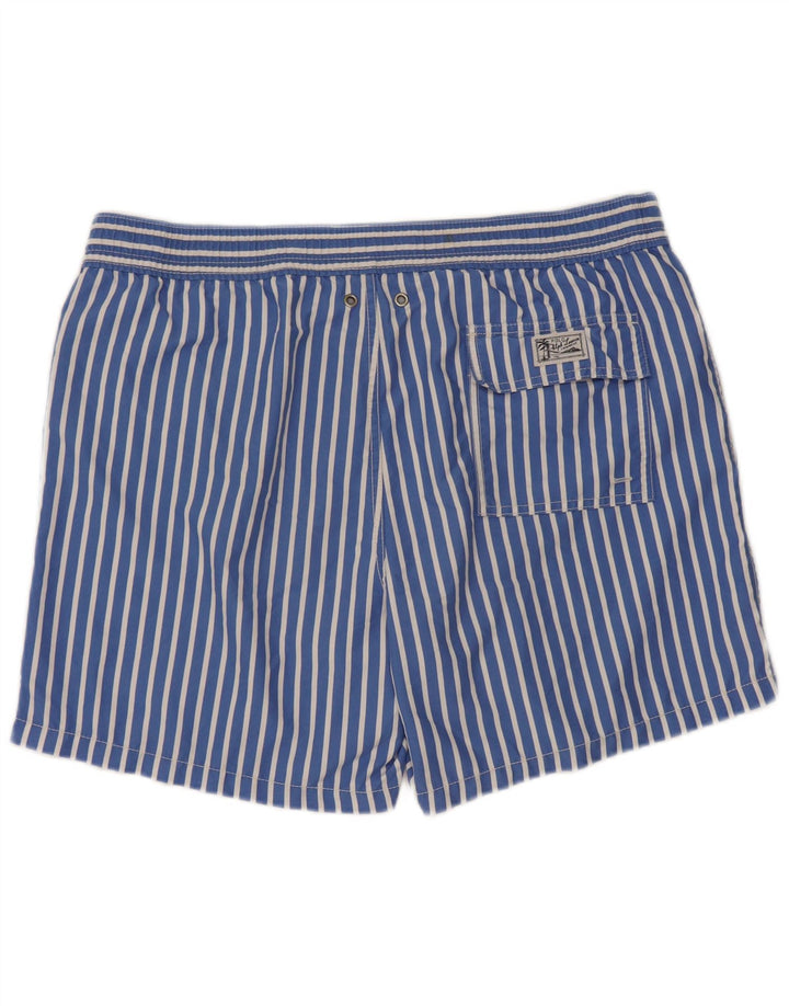 Polo Ralph Lauren Bañador Hombre Poliéster Rayas Azul Medio