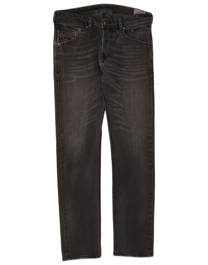 Diesel Mujer Belther Regular Slim Jeans W30 L30 Algodón Gris