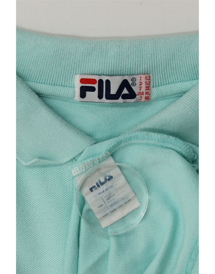 Fila Polo Hombre IT 52 Grande Algodón Azul