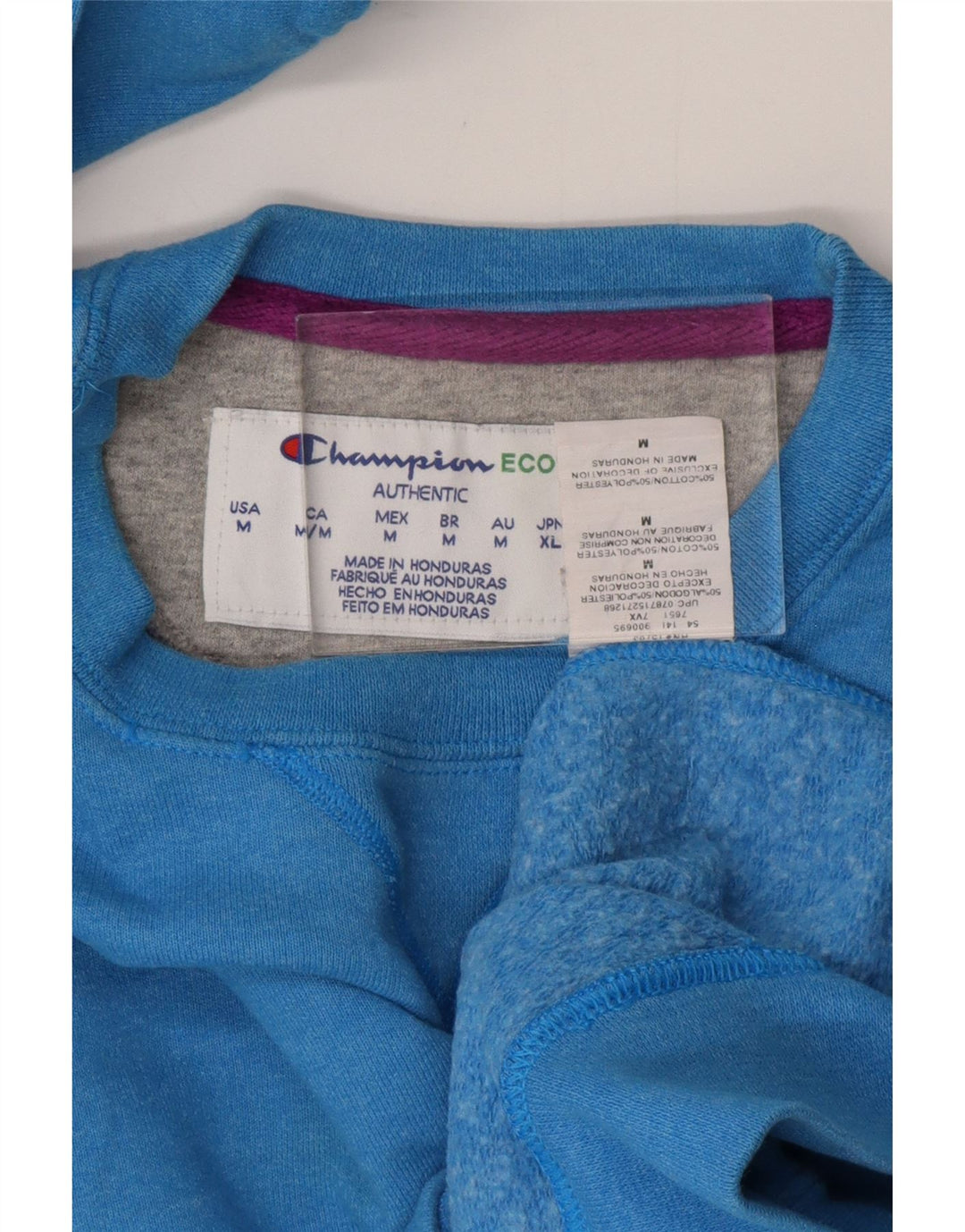 CHAMPION Sudadera para mujer Jumper UK 14 Algodón azul medio