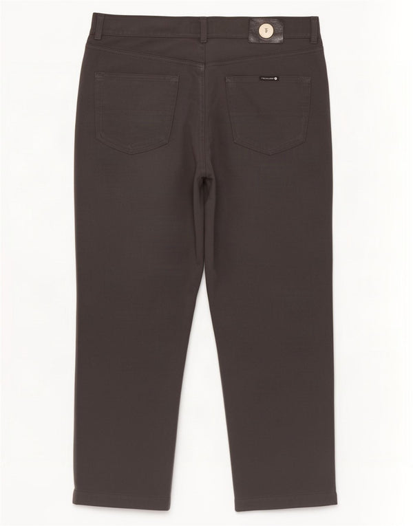 Pantalón Casual Hombre Trussardi Rectos W36 L30 Poliéster Gris