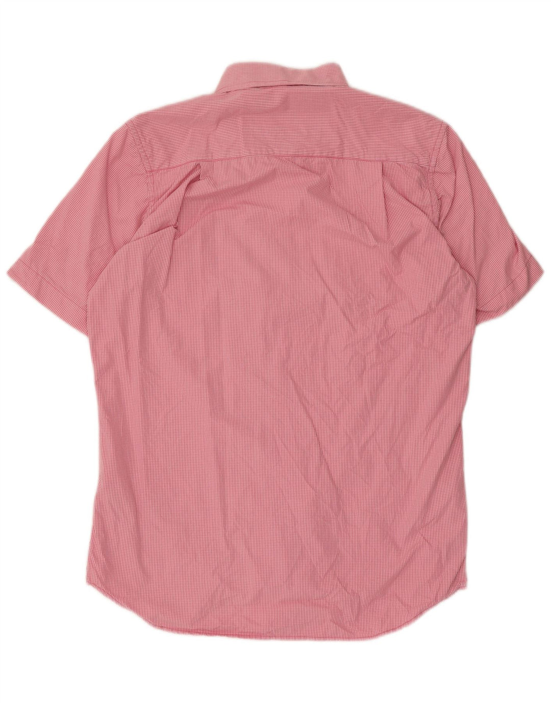 Superdry Camisa De Manga Corta De Algodón A Cuadros Rosa Grande Para Hombre