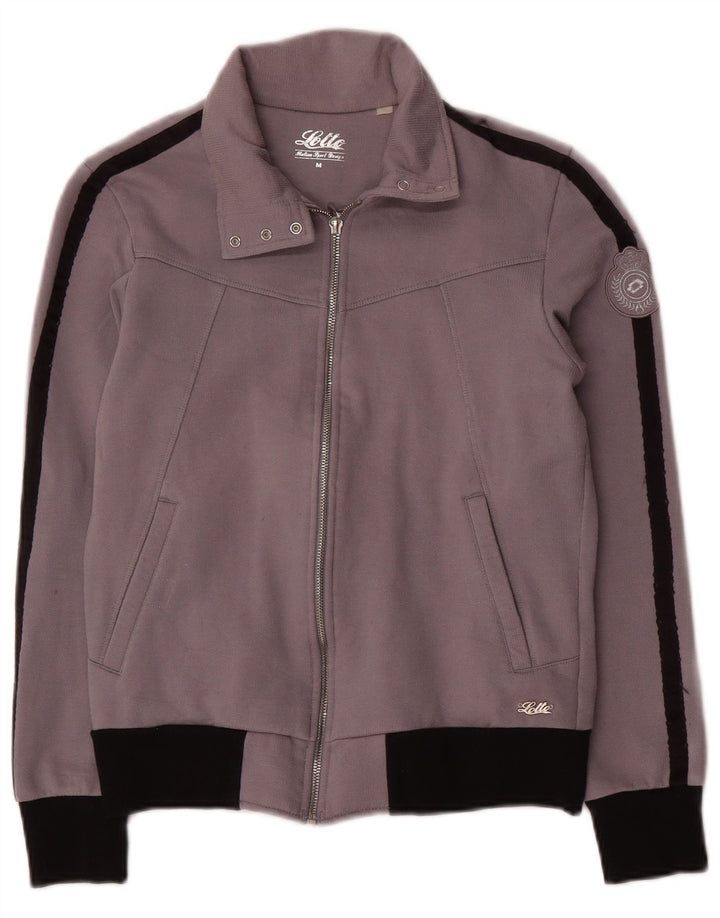 Lotto Chaqueta de chándal para mujer UK 40 Algodón color block gris medio