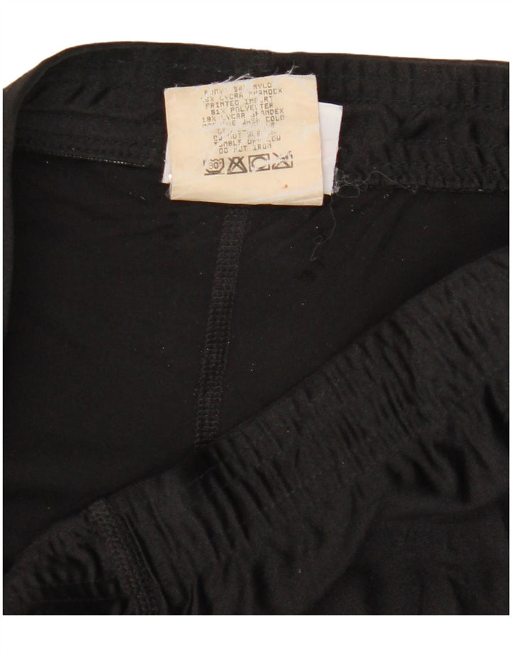 Reebok Leggings para mujer UK 40 Mediano Negro Colorblock Poliéster