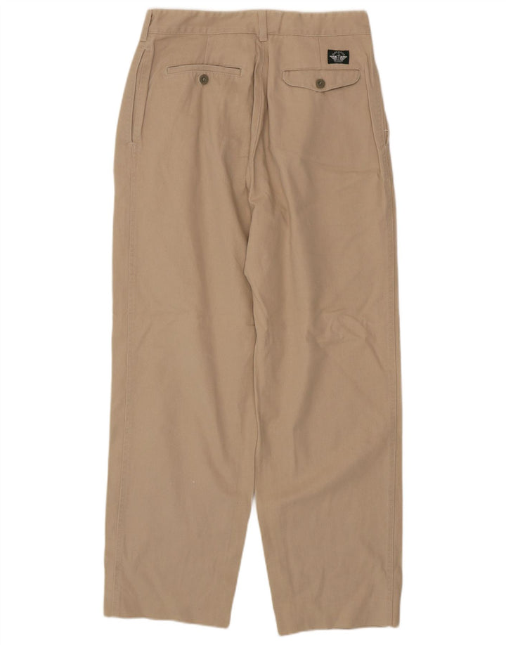 Dockers Pantalón chino con pinzas para hombre W34 L30 Beige