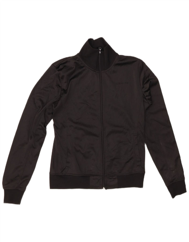 DIADORA Chaqueta superior de chándal para mujer UK 44 Mediana Negro Poliéster