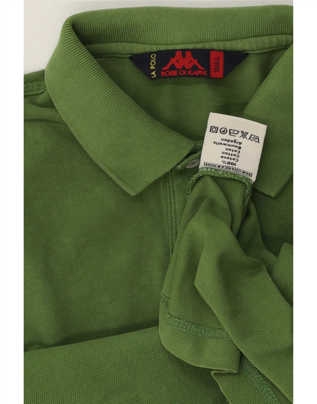Kappa Polo Hombre Small Verde Algodón